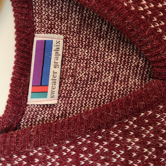 Vintage Red Sweater Graphix Vest - Picture 2 of 4